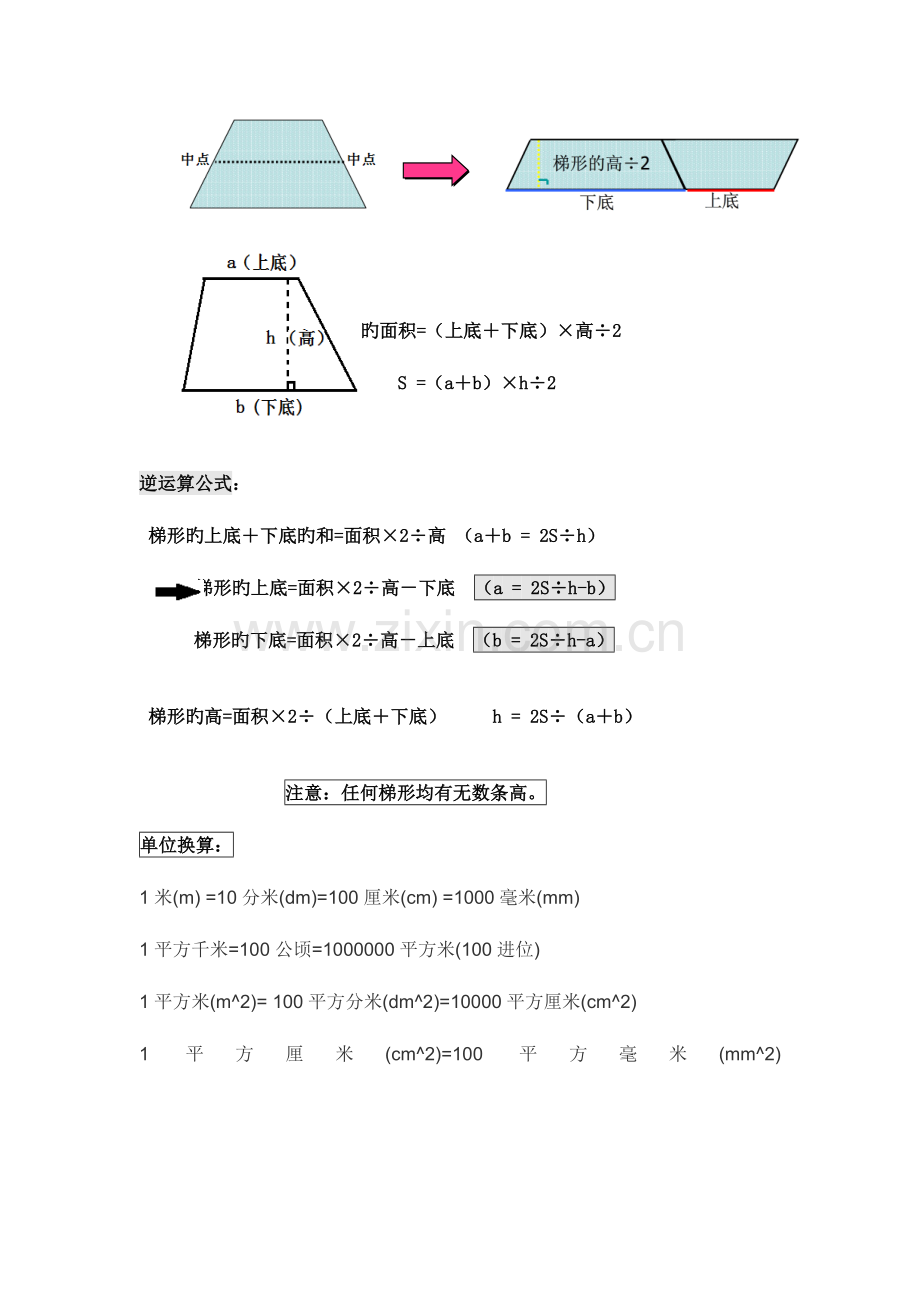 2023年多边形的面积知识点及练习教师.doc_第3页