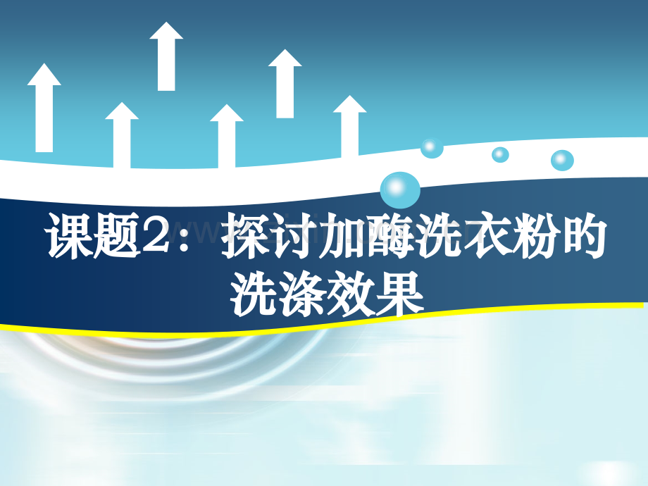 生物选修一探讨加酶洗衣粉的洗涤效果公开课一等奖市赛课获奖课件.pptx_第1页