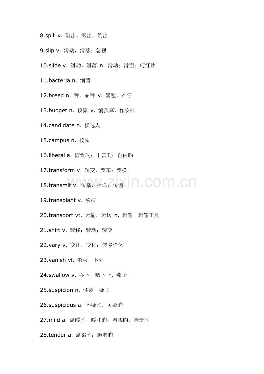 2023年英语专业四级高频词汇学习资料汇编.doc_第2页