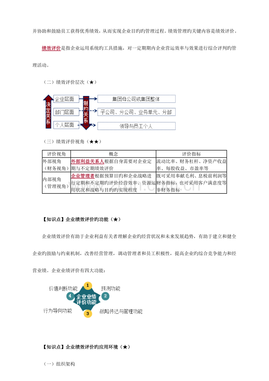 2023年高级会计师第四章企业绩效评价.doc_第2页