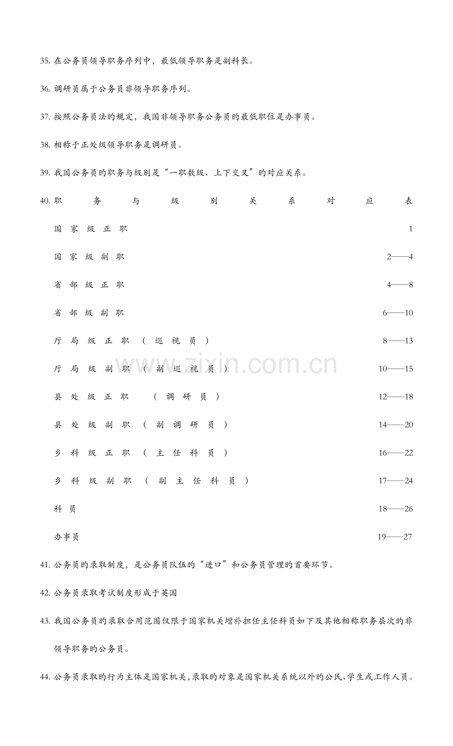 2023年自考公务员制度复习重点.docx_第3页