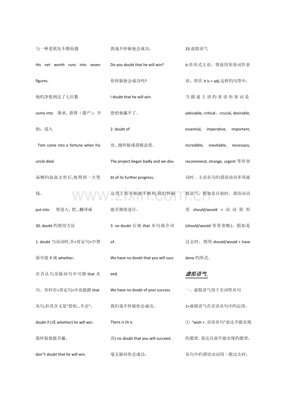 2023年专升本英语重点归纳.doc_第2页