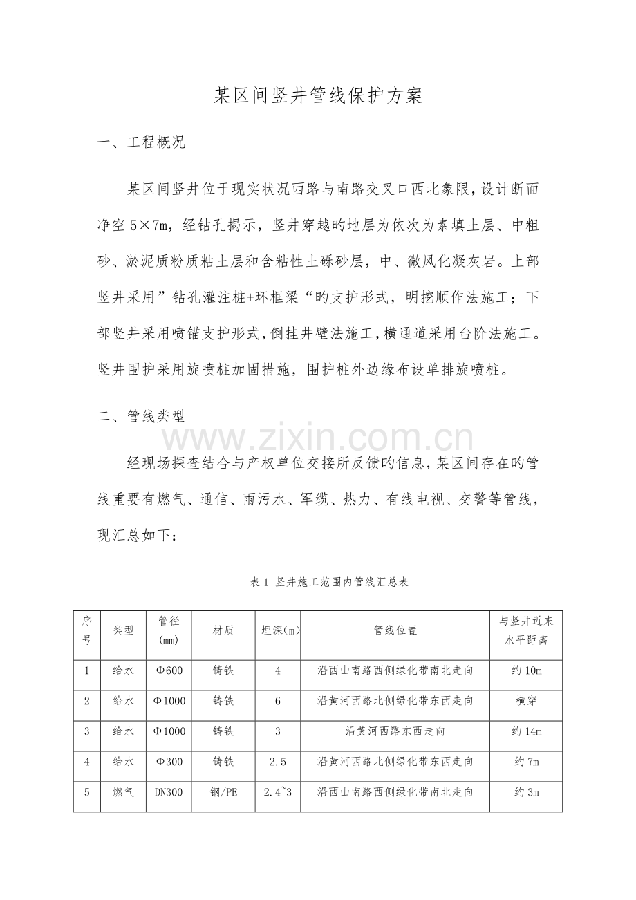 管线保护方案.docx_第1页