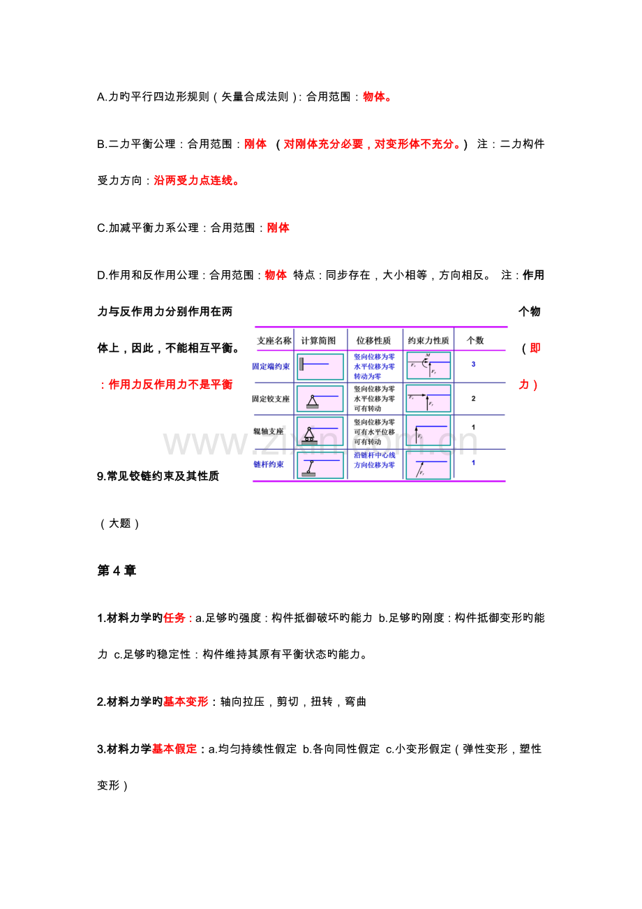 2023年工程力学知识点总结.docx_第3页