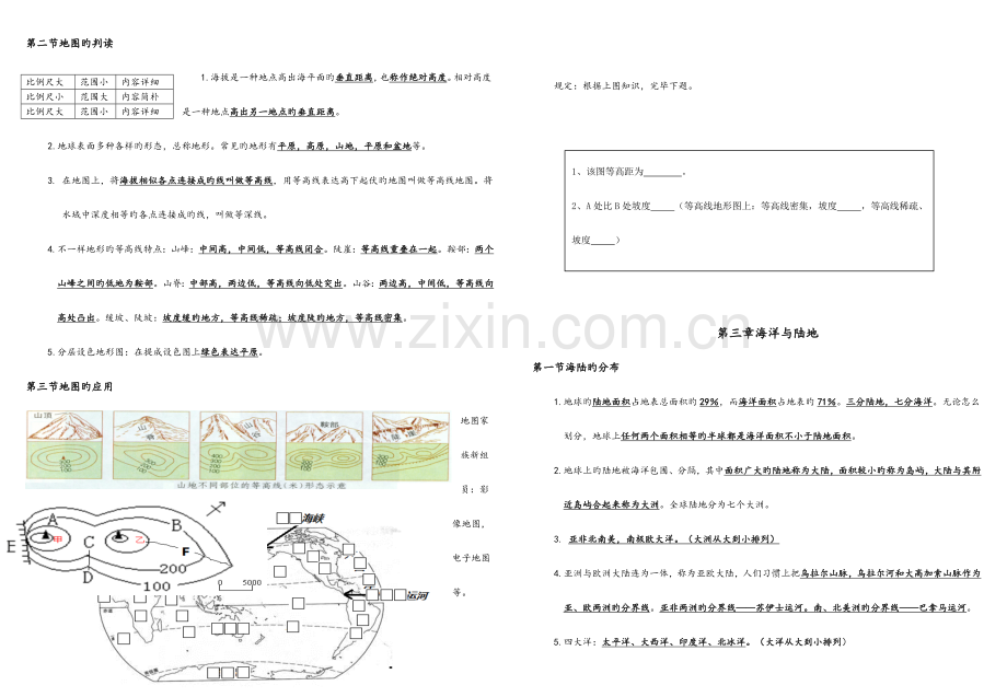 2023年商务星球地图版初中地理学业水平考试总复习知识点汇总.doc_第3页