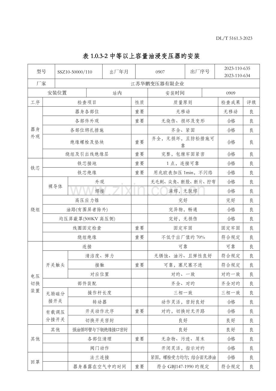 设备管理设备安装记录表.doc_第2页