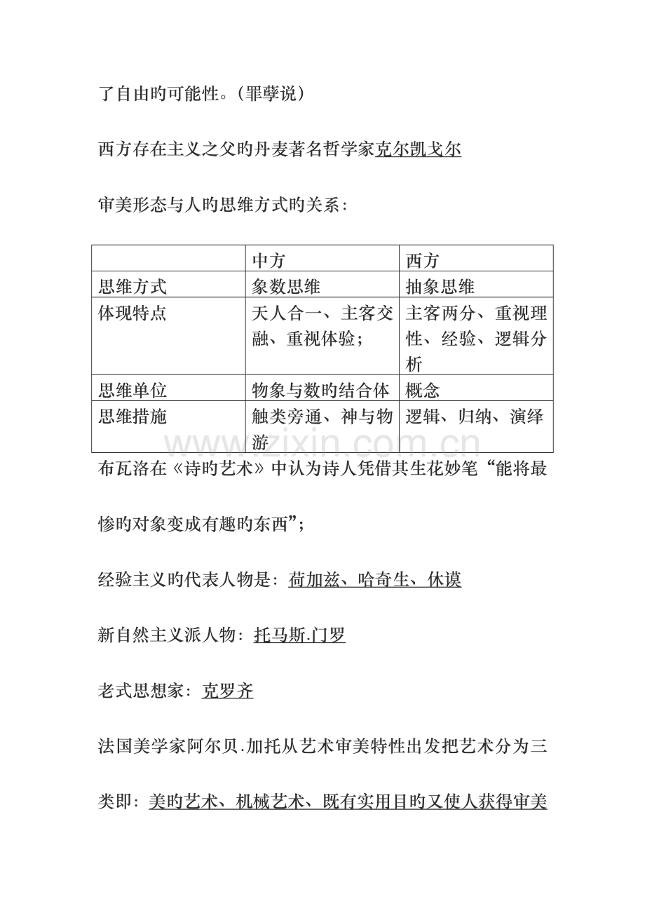 2023年自考美学复习资料汇总.doc_第3页