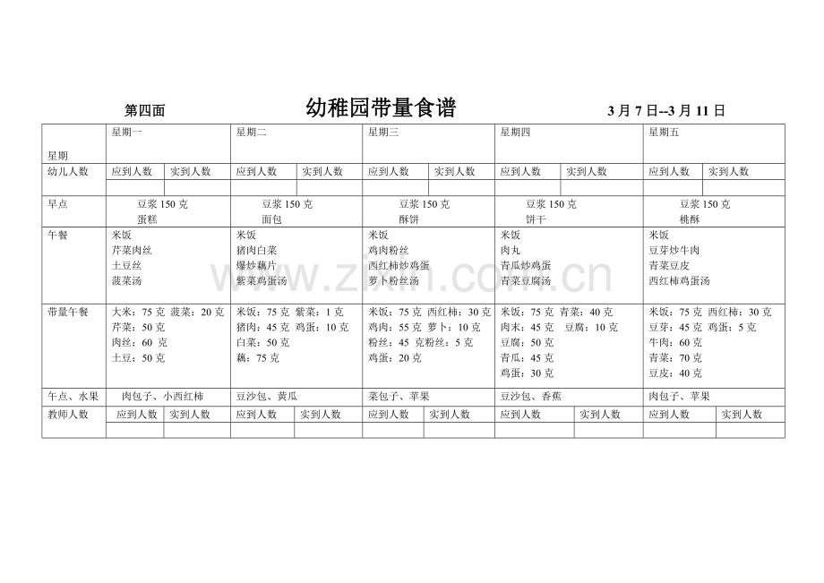 幼儿园带量食谱完整版.doc_第3页