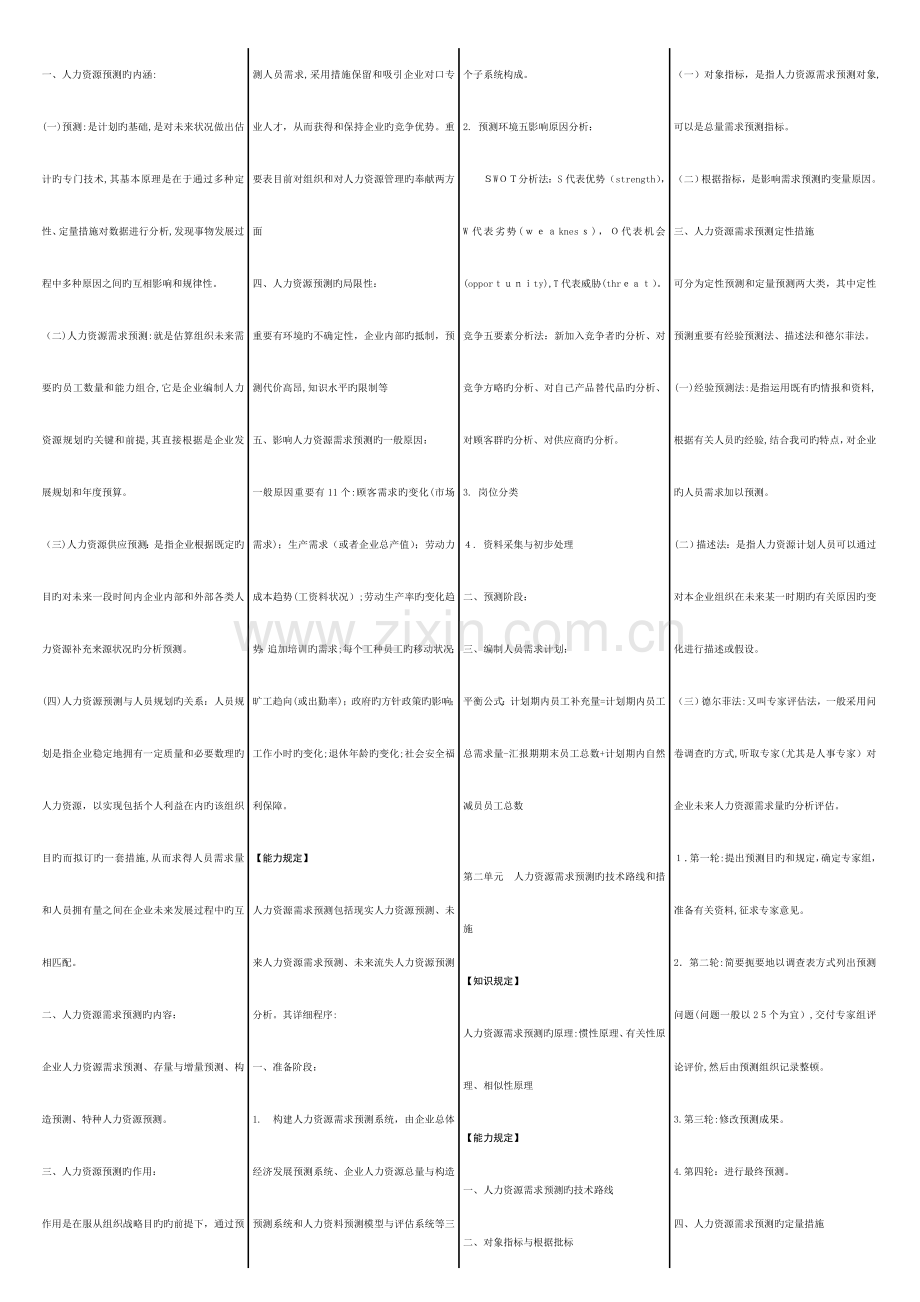 2023年二级人力资源师考试考前冲刺资料.doc_第3页