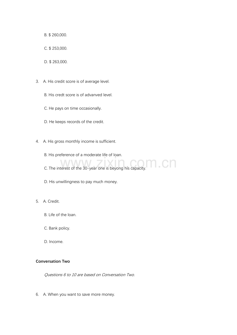 2023年英语专业四级模拟试卷.doc_第3页