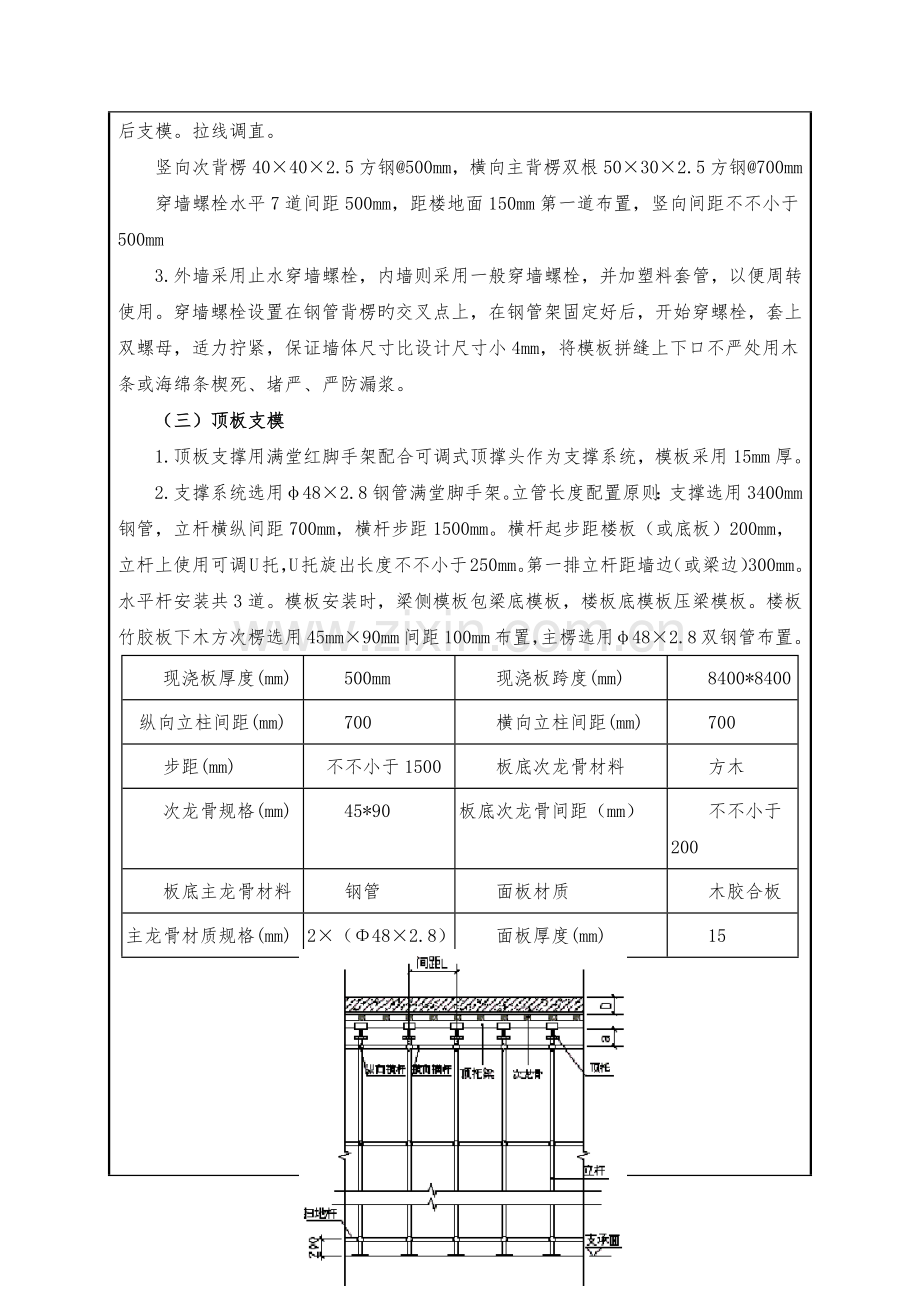 高支模施工技术交底.docx_第2页