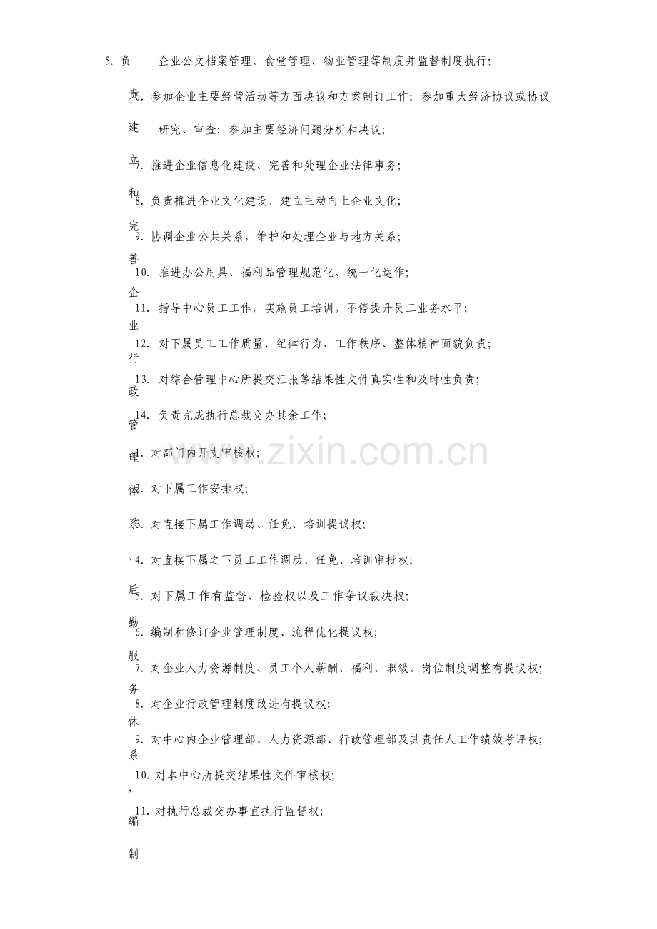 综合管理中心总监职务说明书.doc_第2页