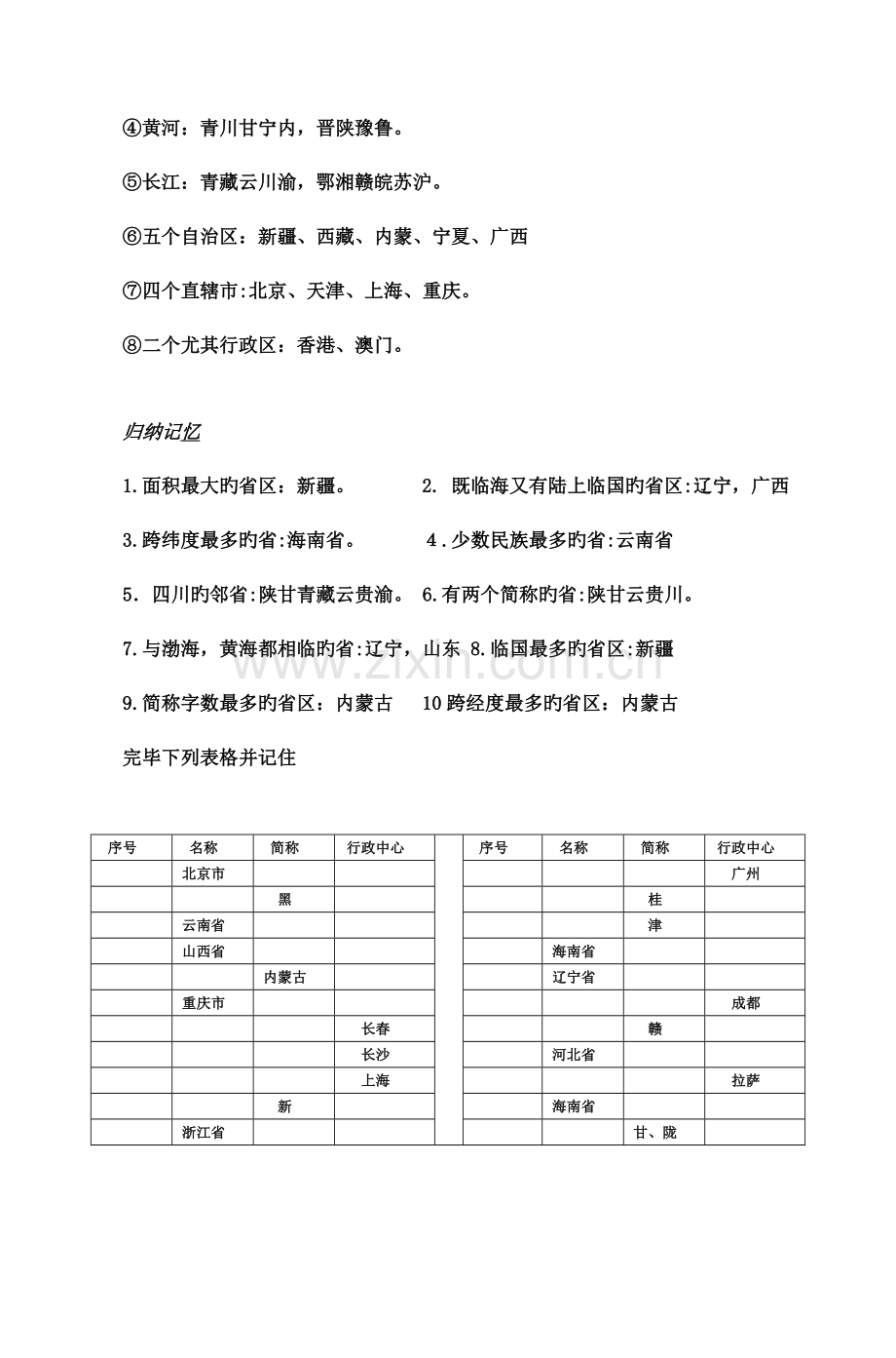 2023年初二上期地理复习知识要点归纳.doc_第3页