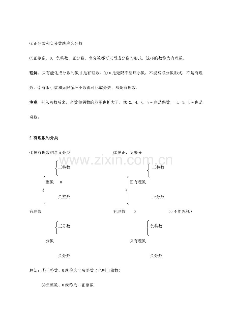 2023年苏科版七年级上下册数学知识点总结.doc_第2页