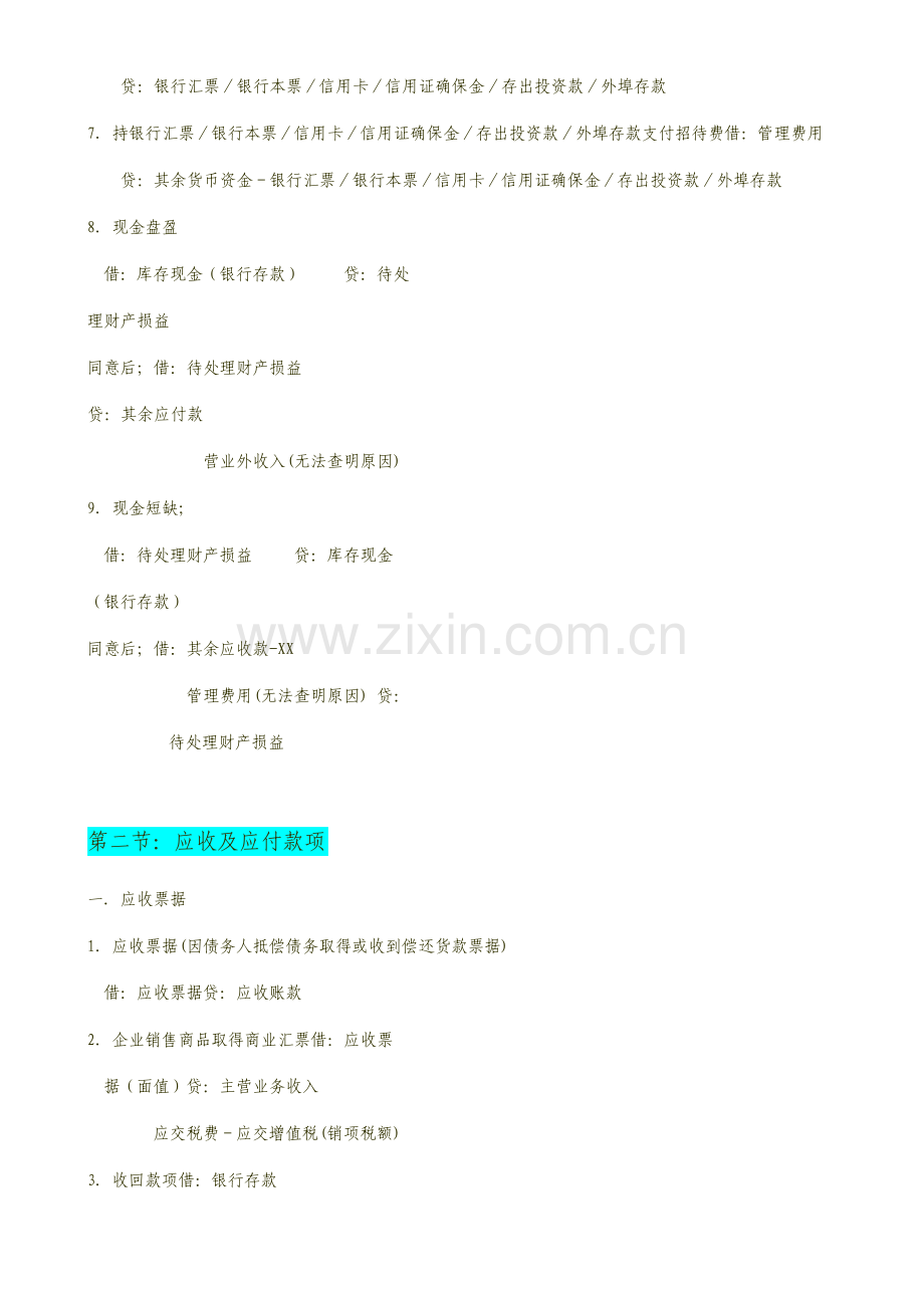 初级会计实务会计分录总结大全.doc_第2页