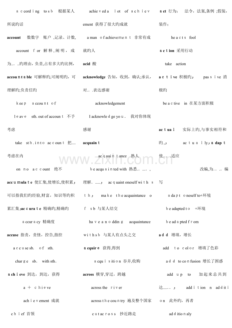 2023年同等学力英语申硕核心词汇.doc_第3页