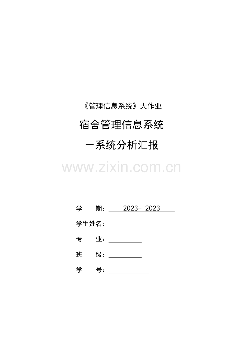 2023年管理信息系统大作业.doc_第1页