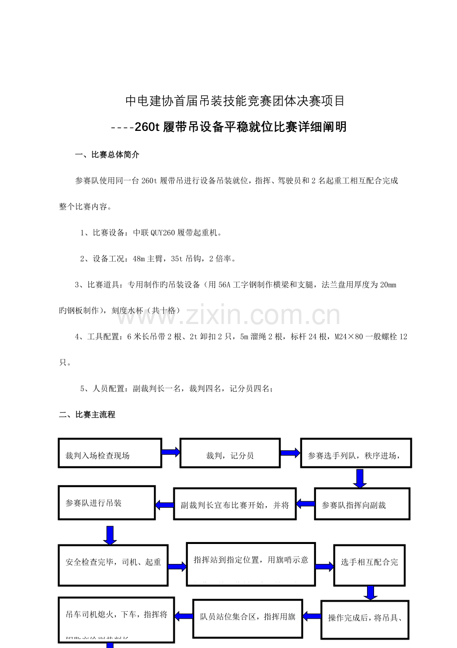 2023年中电建协首届吊装技能竞赛团体决赛项目.doc_第1页