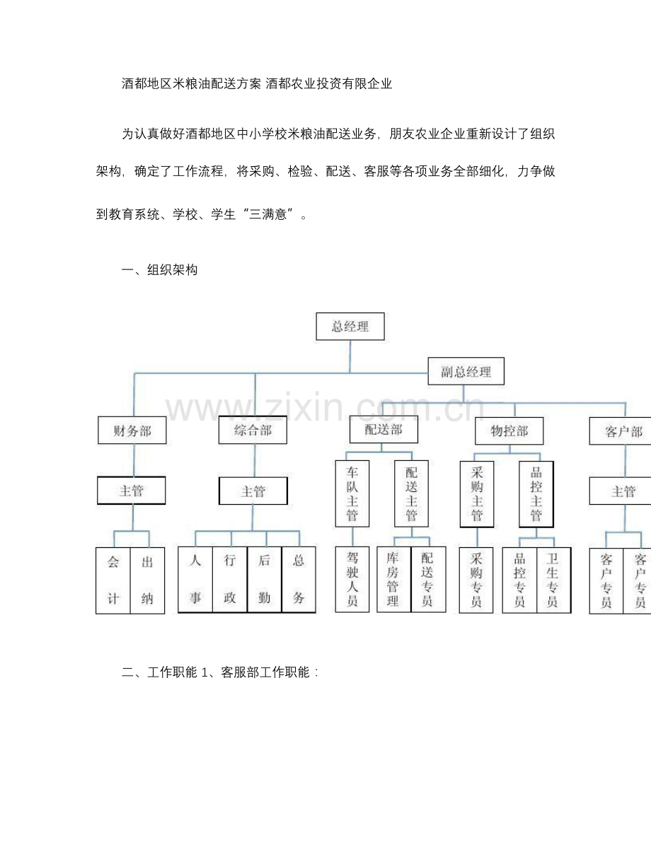 配送实施方案、应急预案等.doc_第1页