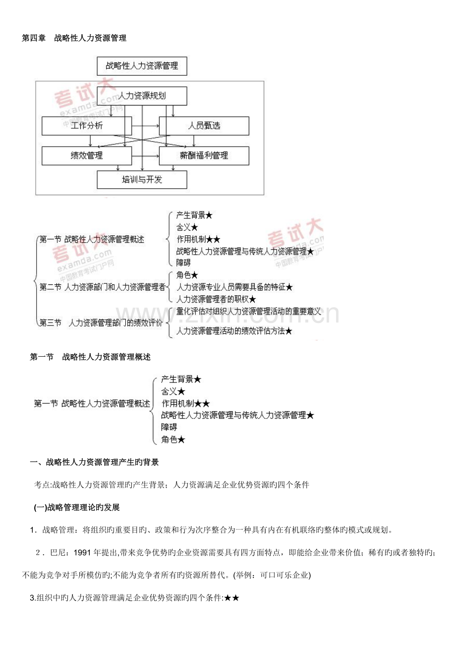 2023年中级经济师考试人力资源预习讲义第部分打印版.doc_第1页