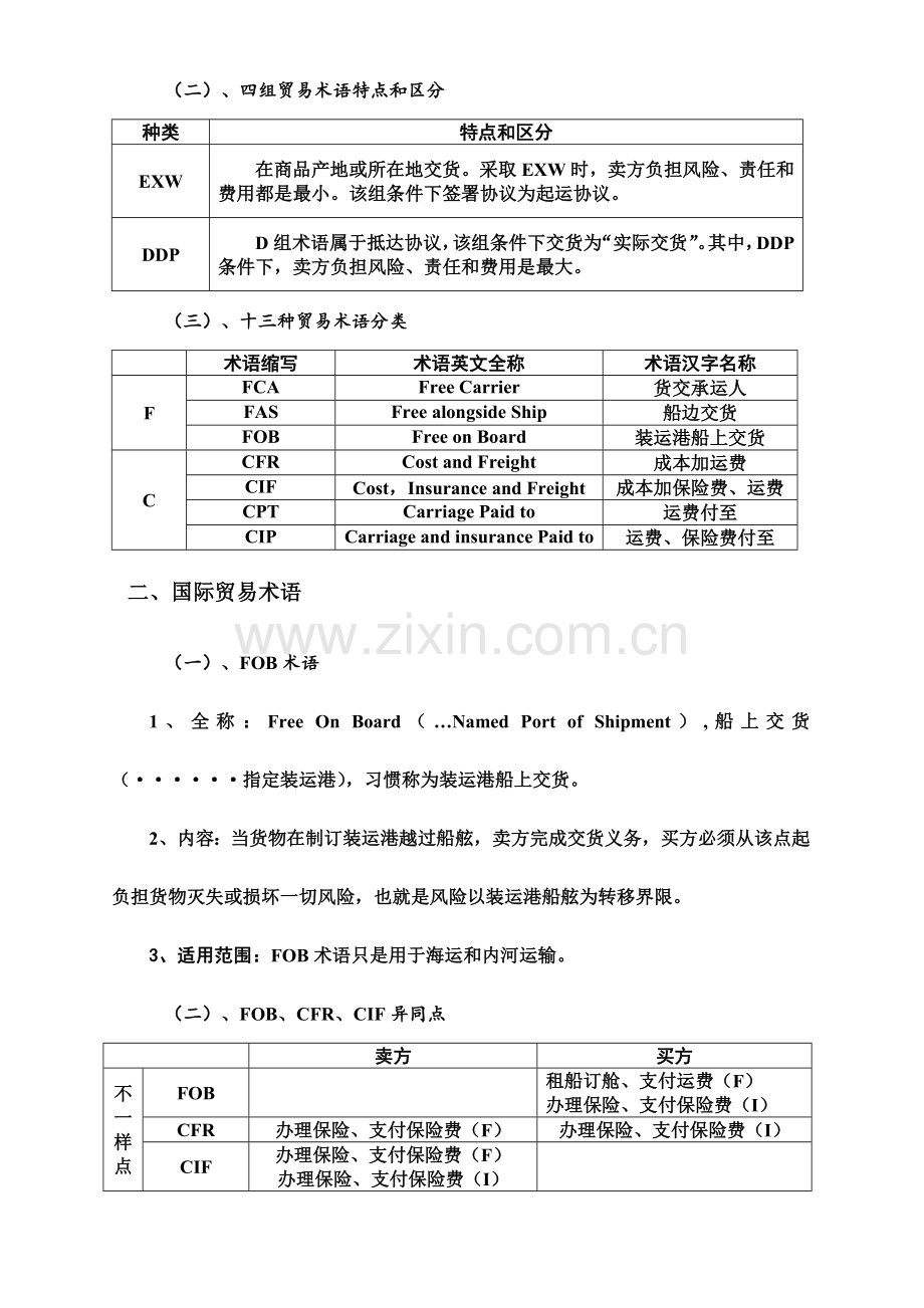 国际货运代理实务知识点总结.doc_第3页