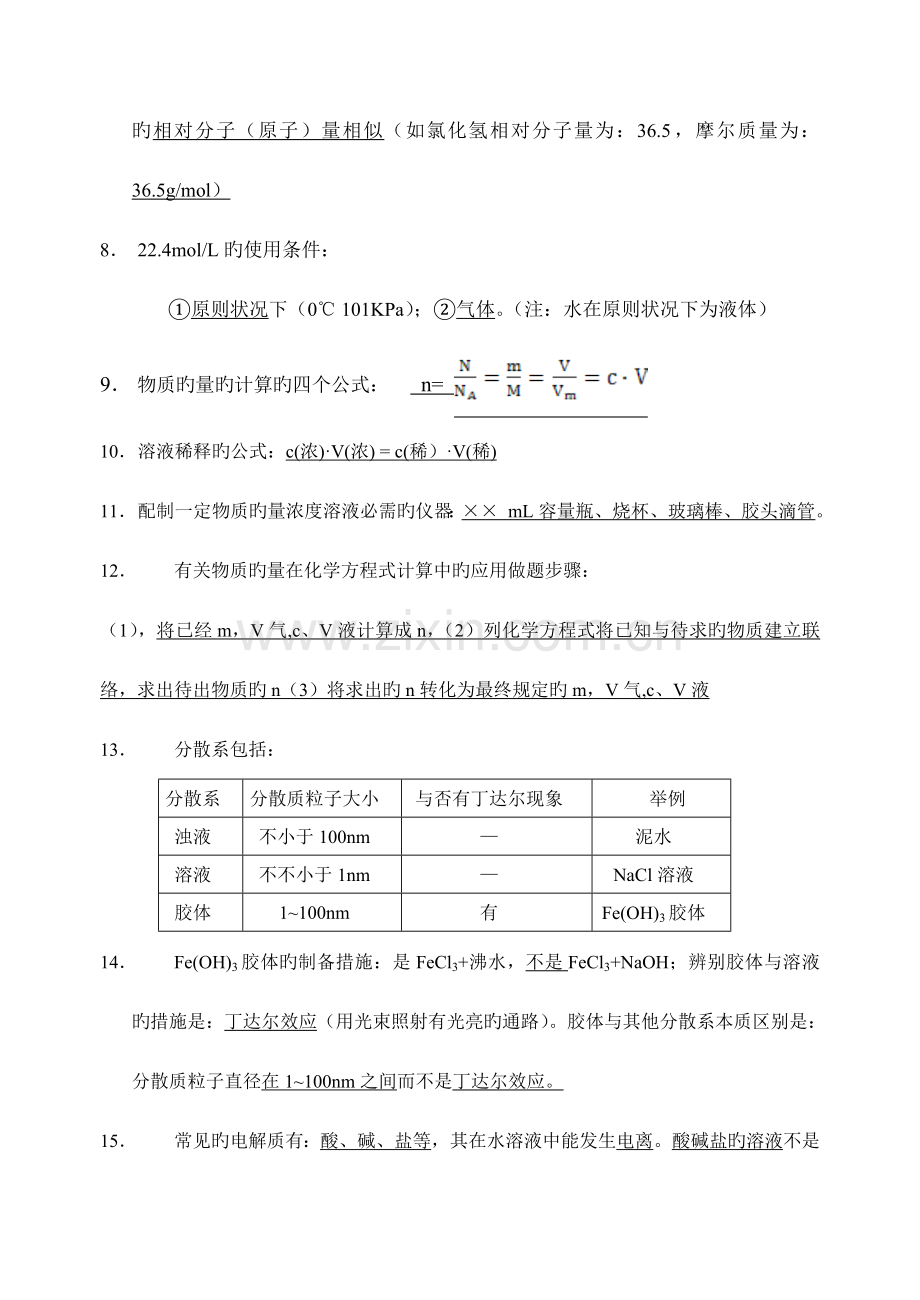 2023年江苏省化学小高考常考必背知识点.doc_第2页