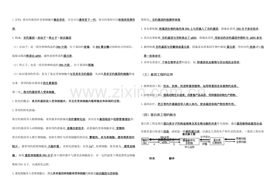 2023年高中生物选修常考知识点背诵.doc_第2页