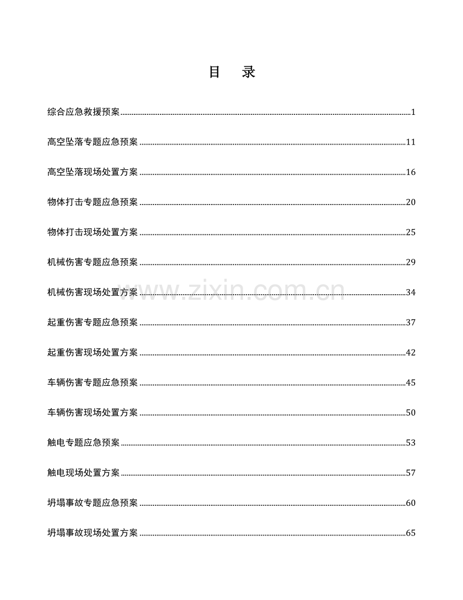 2023年应急预案及现场处置方案.doc_第1页