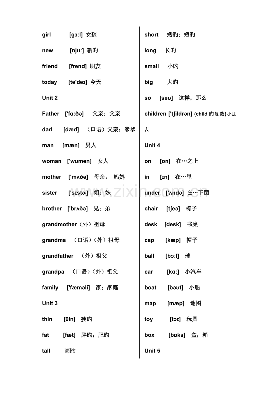 新版PEP小学英语年级单词表.doc_第3页