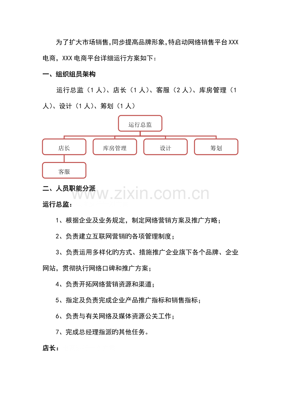 电商运营计划方案.docx_第2页