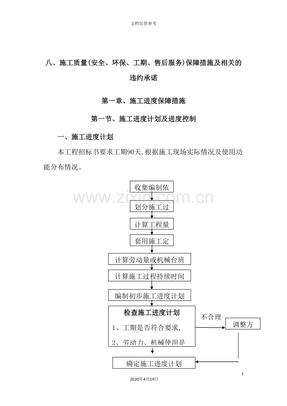 工程施工质量保障措施及相关违约承诺书.doc_第2页