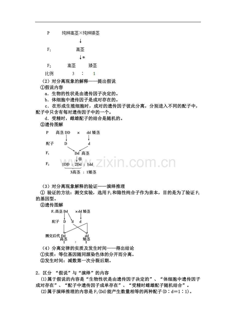 专题25-孟德尔遗传实验的科学方法.docx_第3页