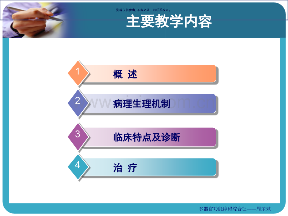 多器官功能障碍综合征知识讲义.ppt_第3页