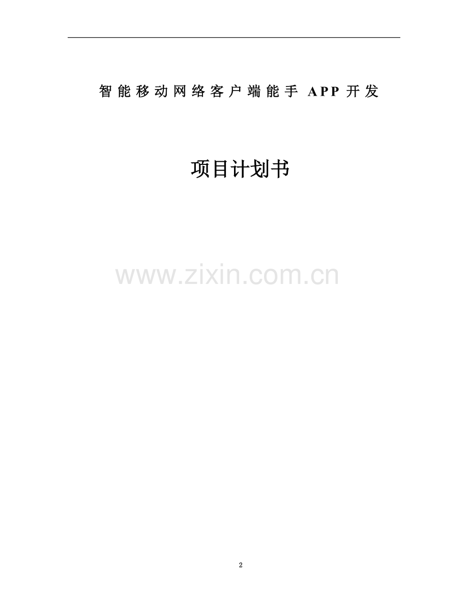 APP项目开发商业计划书-(2).doc_第2页