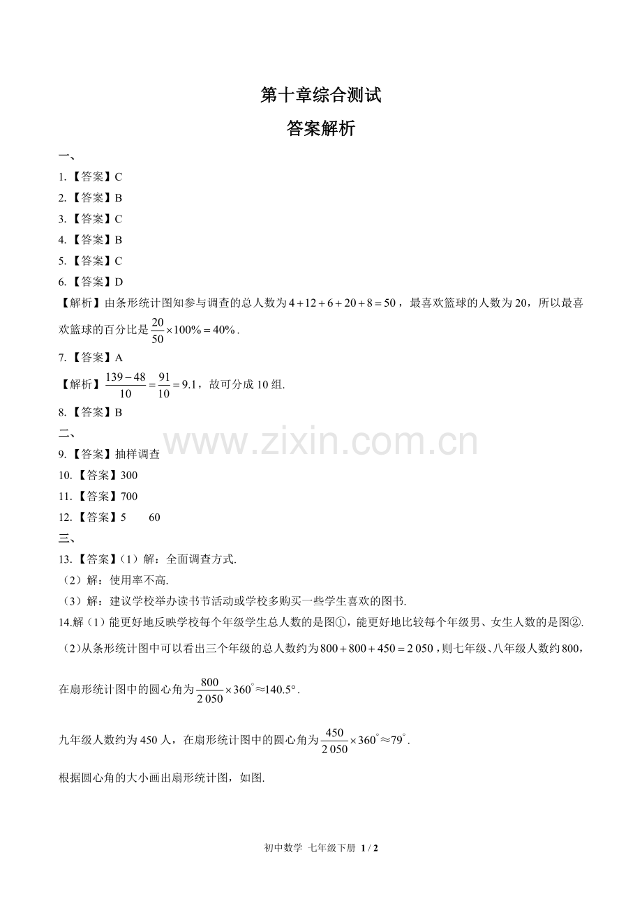 (人教版)初中数学七下-第十章综合测试01-答案.docx_第1页