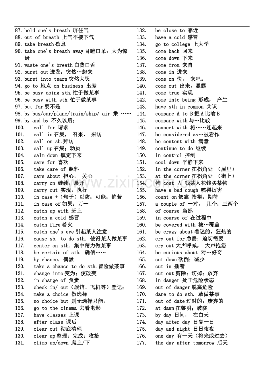 专转本英语800个词组复习.doc_第3页