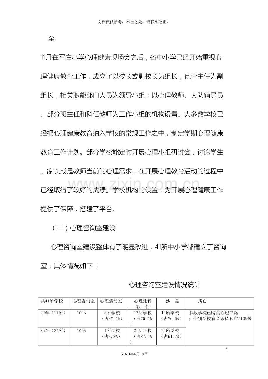 心理健康教育工作调研报告.doc_第3页