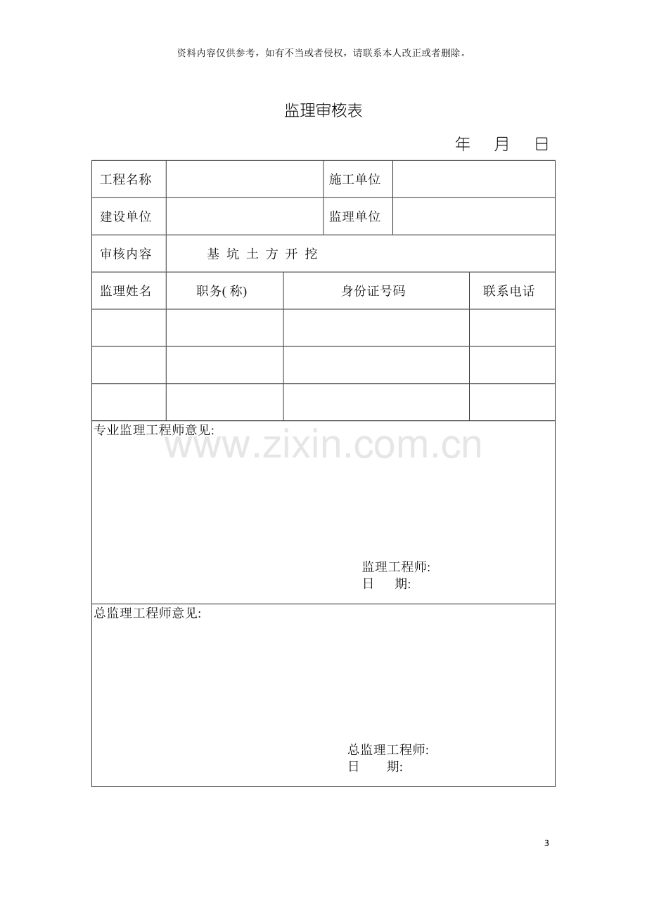 房建土方开挖工程安全专项施工方案模板.doc_第3页