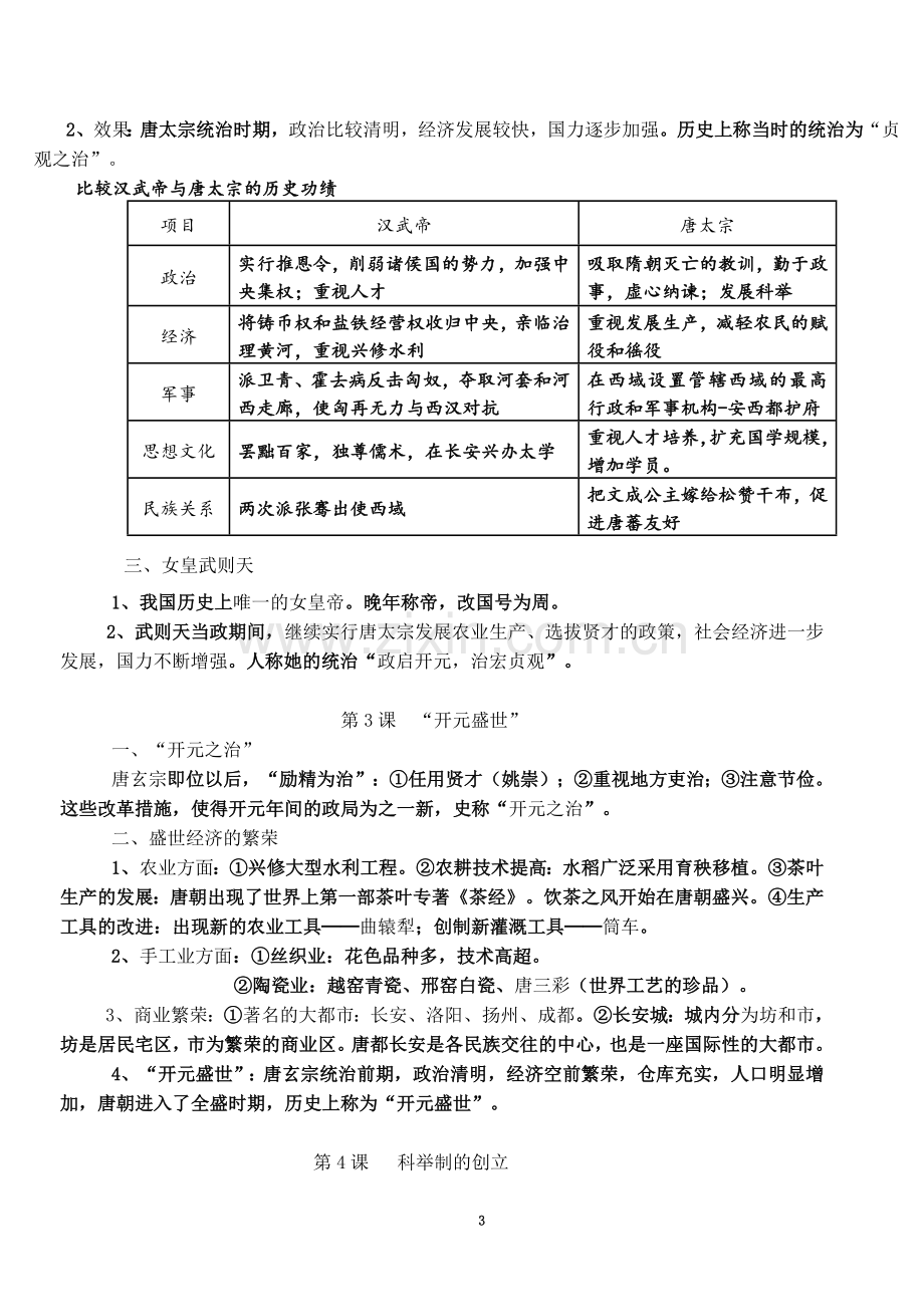 七年级下册历史知识要点总结.doc_第3页