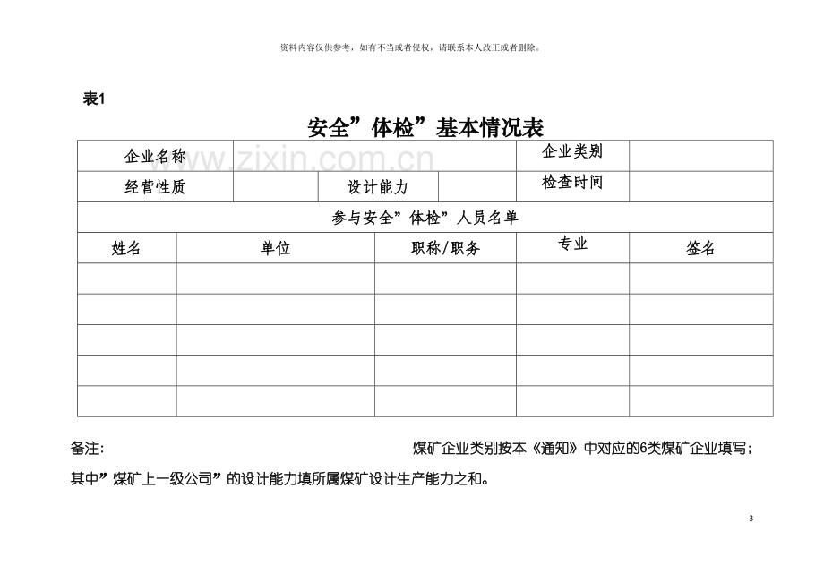 安全大检查体检表地测模板.doc_第3页