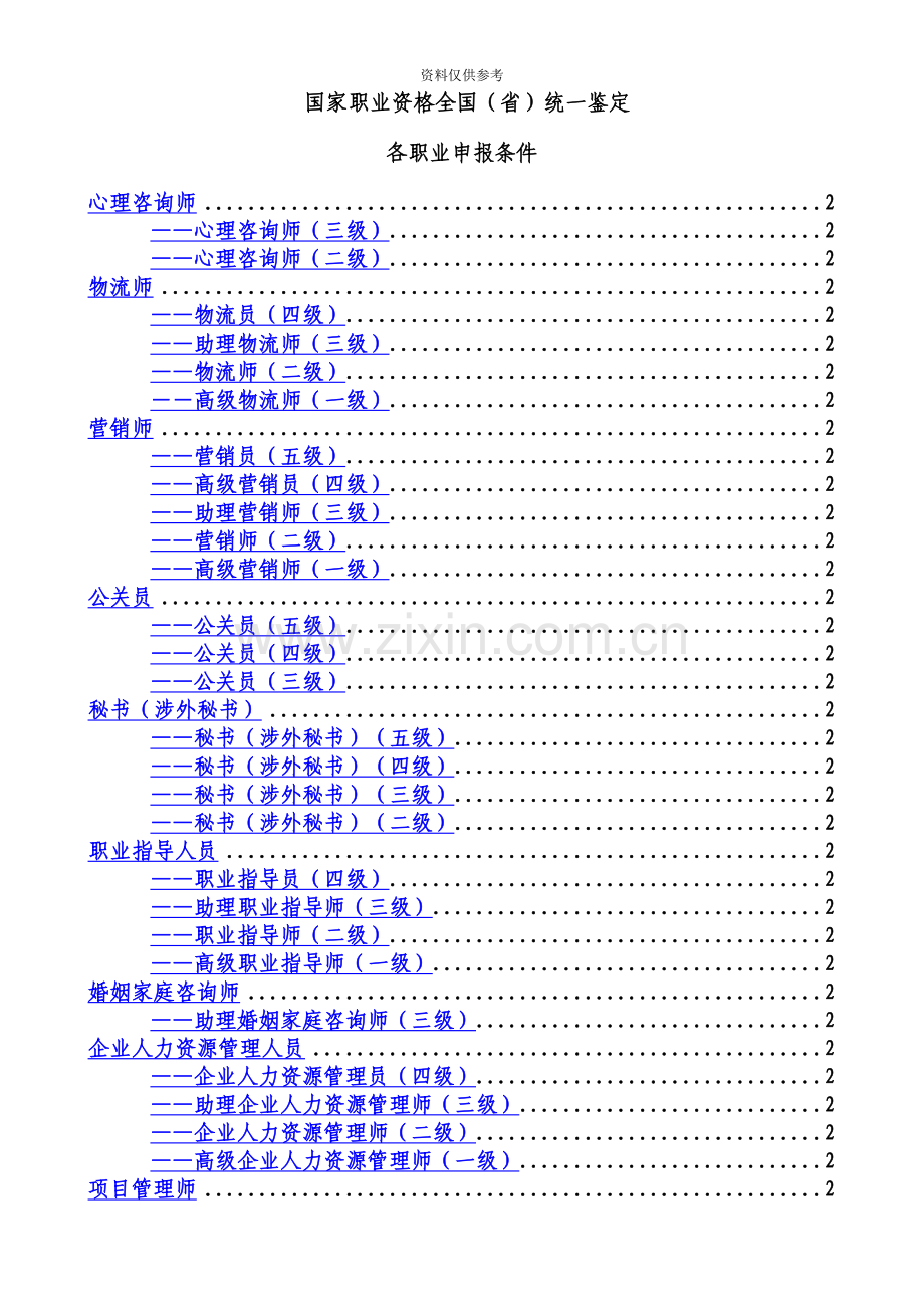 职业资格人力资源管理师一级包过班报名条件.doc_第2页