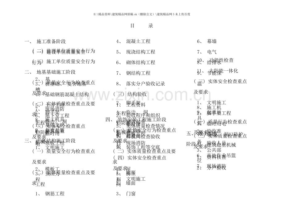 建筑工程施工现场质量安全检查手册培训资料.doc_第2页