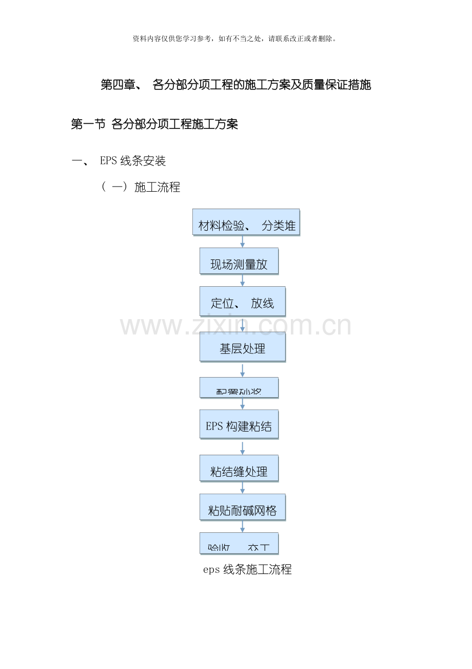 各分部分项工程的施工方案及质量保证措施样本.doc_第1页