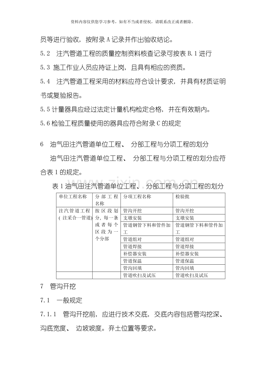 注汽管道施工质量验收规范初稿模板.doc_第3页