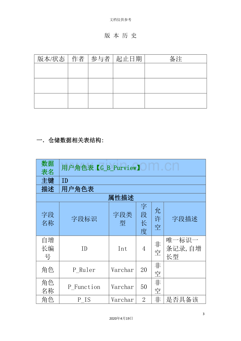 公司RFID数字仓储数据库设计说明书.doc_第3页