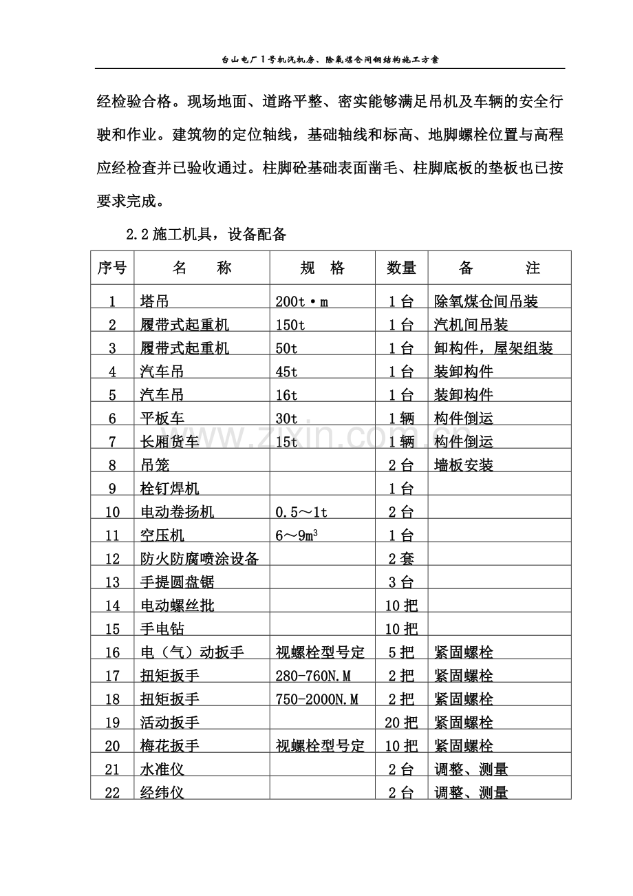 台山电厂主厂房钢结构施工方案.doc_第3页