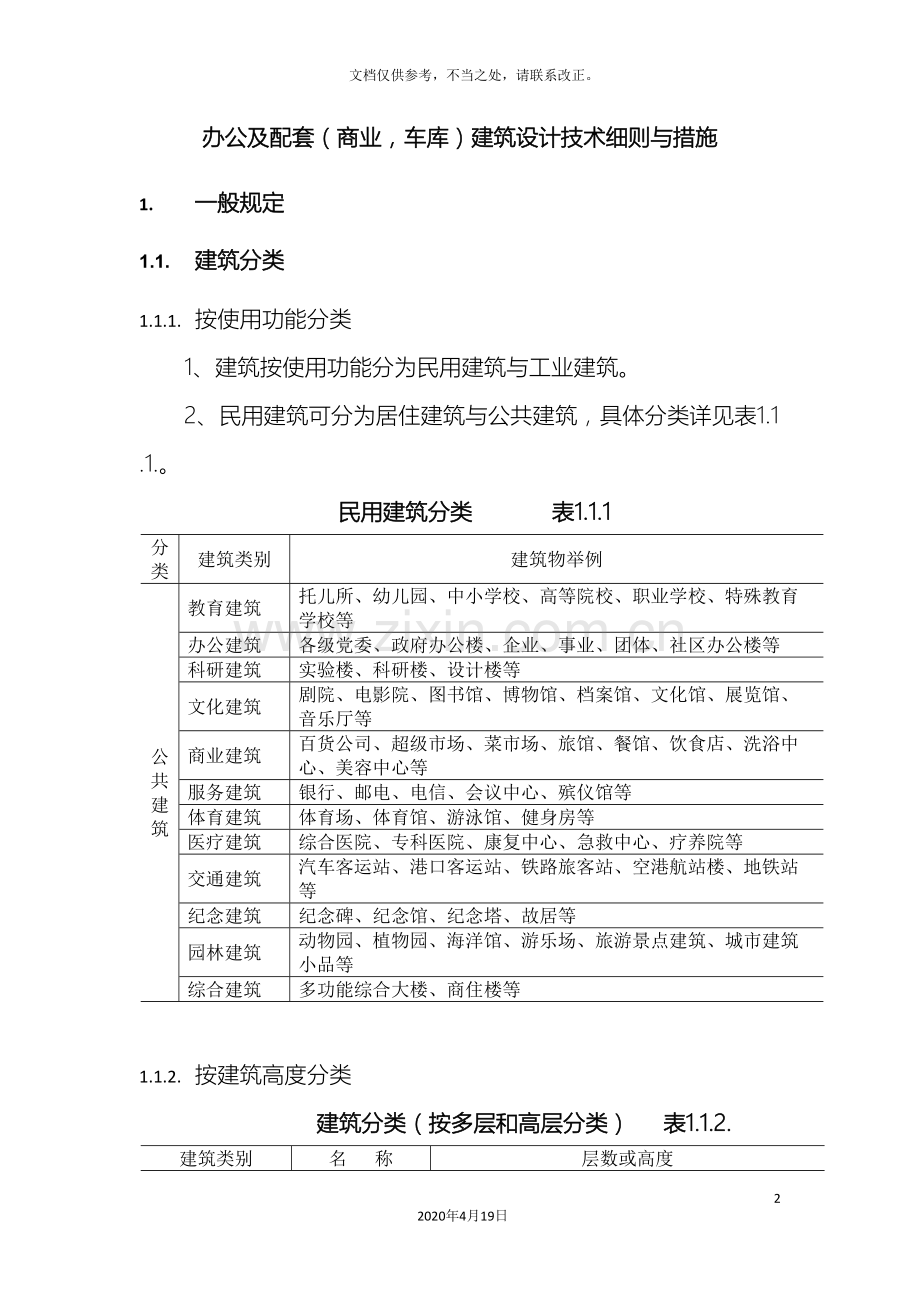 写字楼及配套建筑设计规范上.doc_第2页