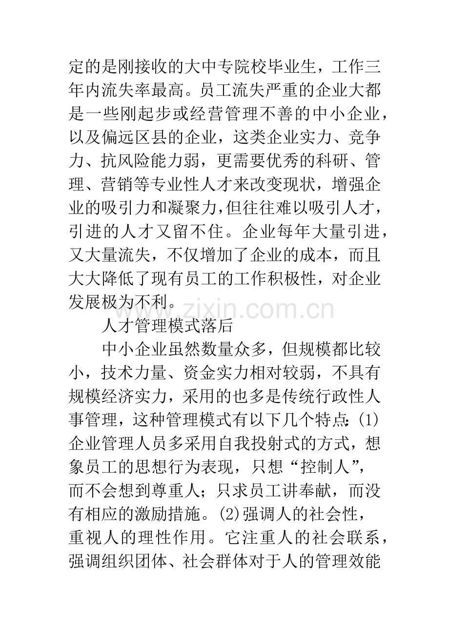 浅谈中小企业人力资源管理问题与对策.docx_第2页