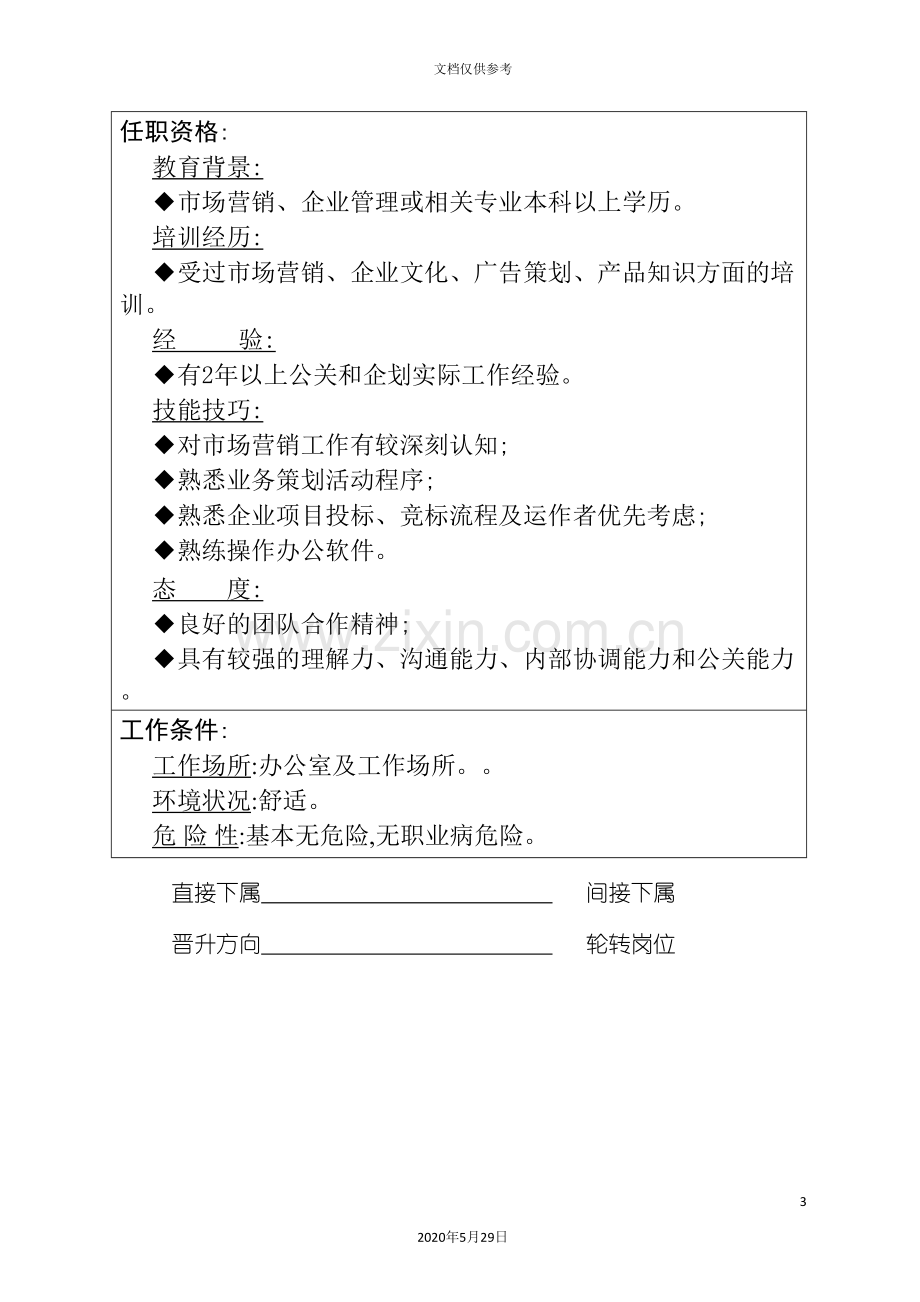 广告企划主管岗位职责.doc_第3页