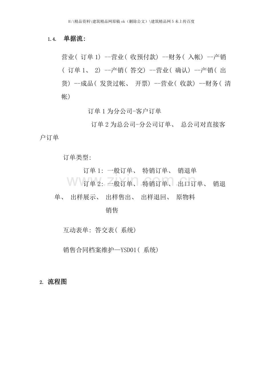 上海震旦家具有限公司SAP实施专案销售和分销订单处理流程.doc_第3页